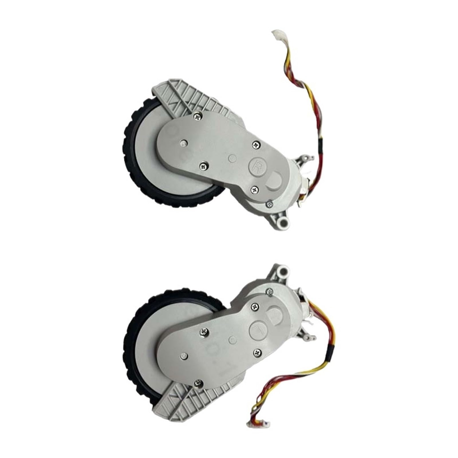 NUCBCULWP Vacuum Cleaner Accessory， Compatible For Mijia， Mop 2 Pro 2 ，Compatible For Lite， MJSTL MJST1S MJSTS1 ，Robot Vacuum Cleaner Wheel Parts With Motor(L+r)