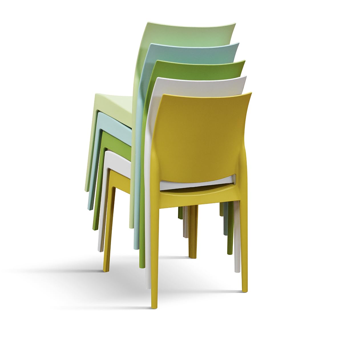 PAZZO DESIGN Silla Alberto Juego de 4 Sillas Verde - ID_2027