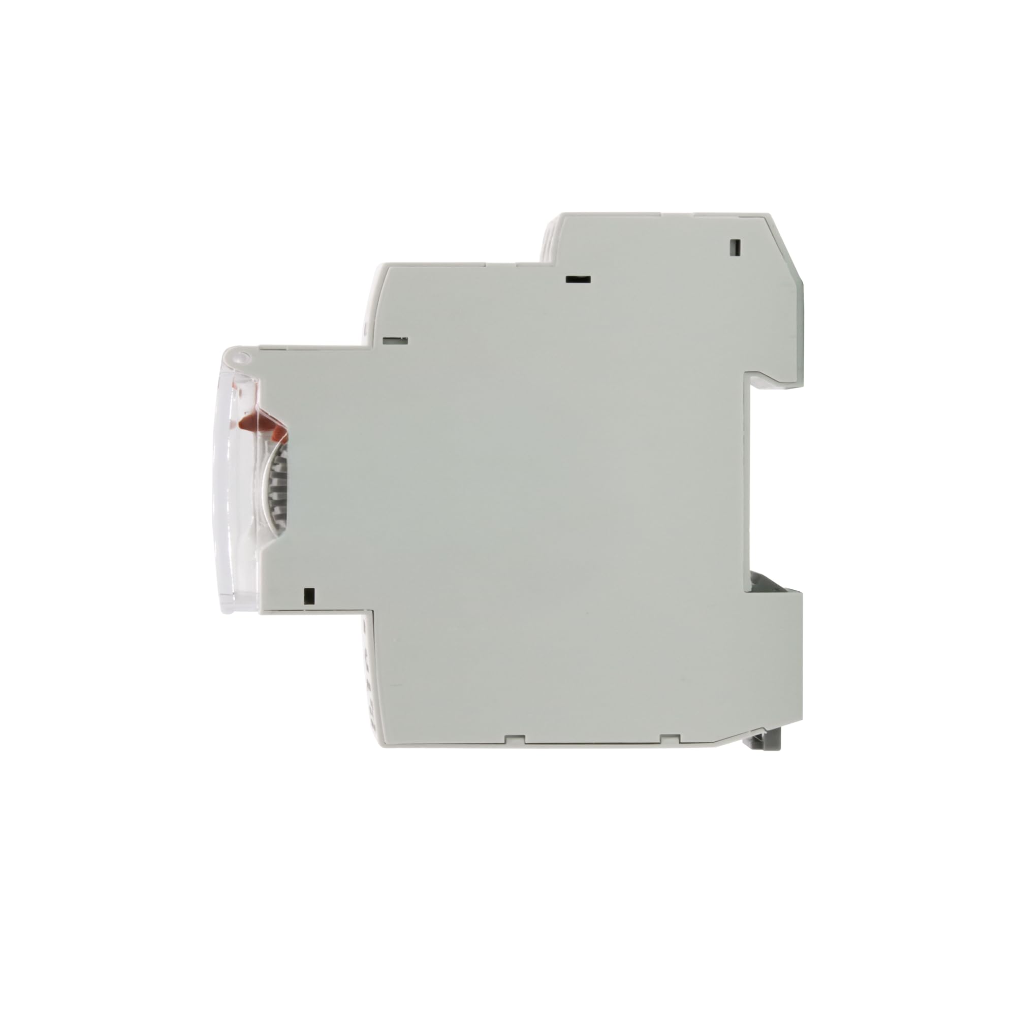 TE 10D - Interruttore Orario Elettromeccanico a Cavalieri, Timer con Programmazione Giornaliera, 1 Modulo DIN, Riserva di Carica 100 ore, Bianco
