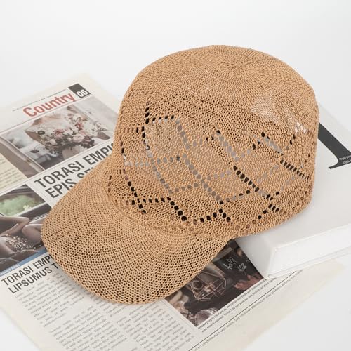 Gorra Unisex con patrón rombo y visera curva miniatura 2