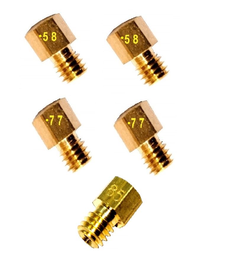 DELTA® Gas Stove Replacement Parts | Gas Stove Part PNG (Pipe Line Gas) Jets Nipples 1-BA thread Size for Gas Stove (Not for M-5, M-6 Threads) Pack of 6-image-47