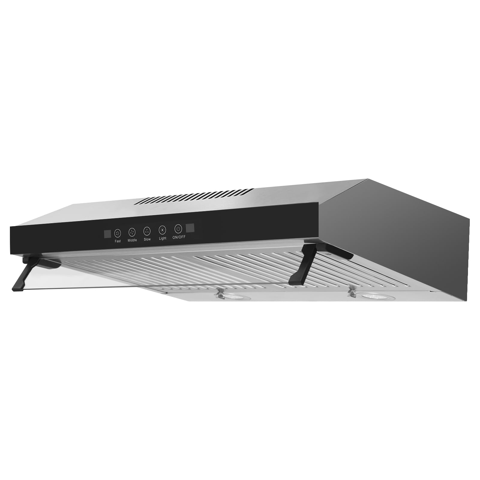 Cappa aspirante sottopiano 60 cme LED, cappa aspirante, 500 m³/h argento