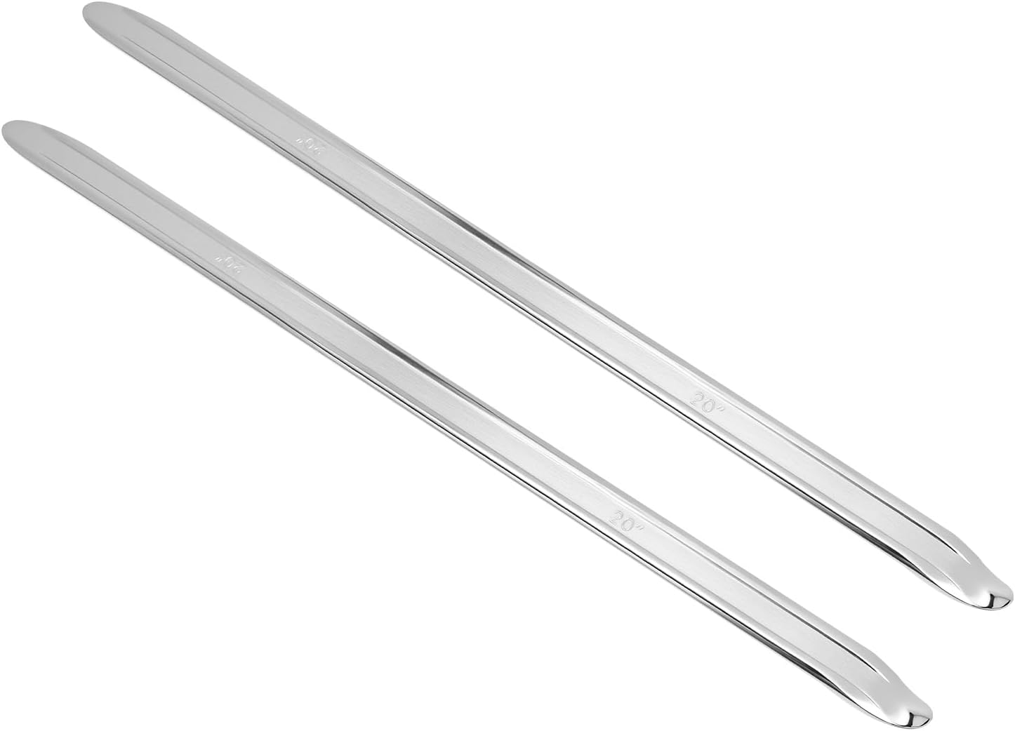 QWORK 20 Inch Tire Iron Set of 2, Professional Tire Spoons Lever Bar for Easy Wheel Tire Installation, Removal & Repair, Tire Changing Tool