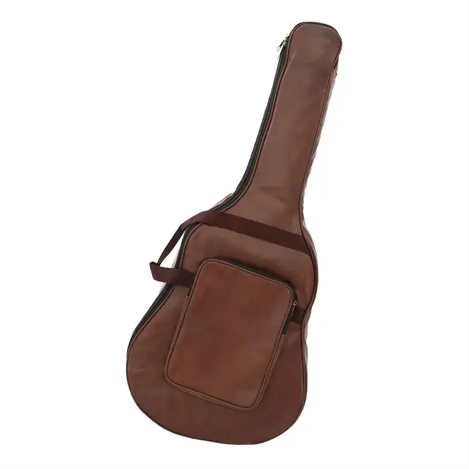 Étui pour Guitare Housse de Transport for Guitare Acoustique Classique 40'' 41'', étui Souple en Cuir PU(Brown)