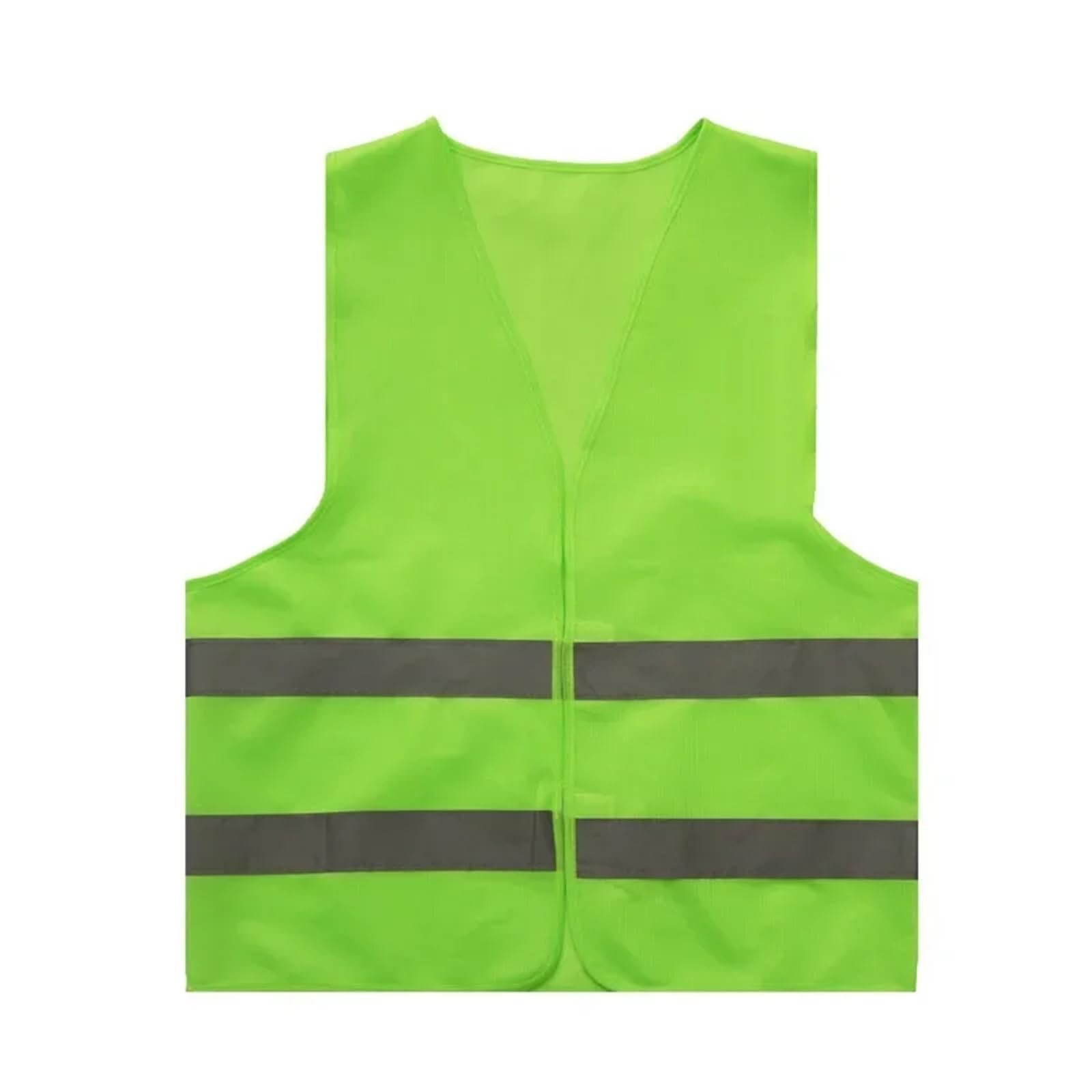 ByNGSDCC 1Pc Reflective Strip Safety Vest High Visibility Fluorescent for Car Motorcycle Emergency(Green)