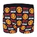 Manchester United FC Official Gift 3 Pack Boys Crest Boxer Shorts 9-10 Years