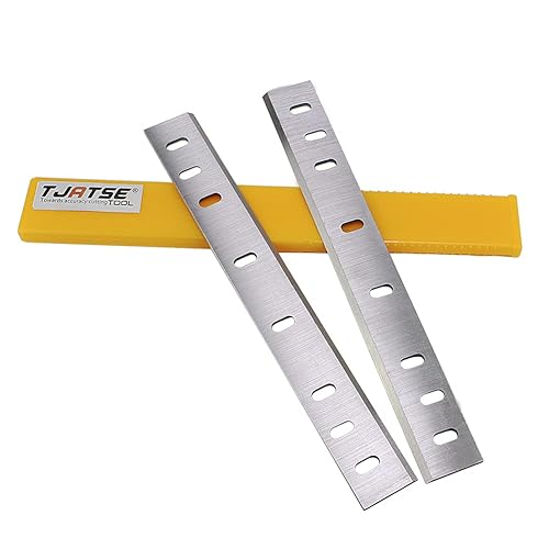 Miniatura 1 de TJATSE Cuchillas cepilladoras HSS de 10 pulgadas para Ryobi AP-10 Cepilladora de repuesto AP10 de un solo filo de 10.3 x 1-3/8 x 1/8 pulgadas, 2