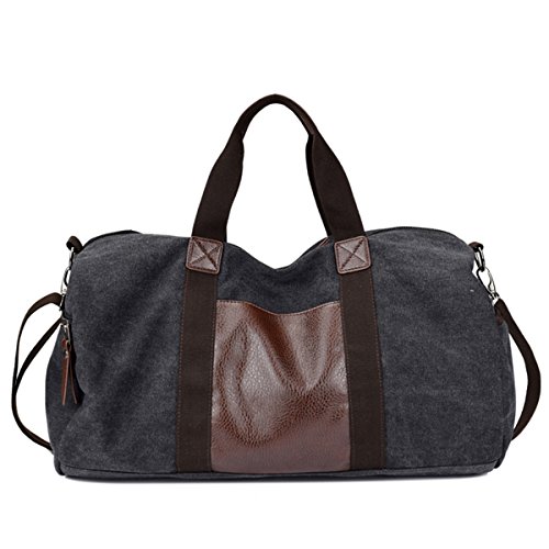 Gracosy Hombre de la Lona Bolso de Viaje Travel Duffle Noche Fin de Semana Satchel Totes