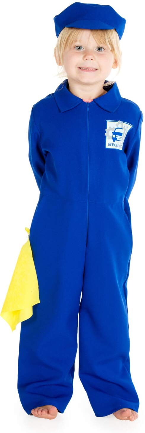 PRETEND TO BEE Mechanic Dress Up Costume for Kids, 5-7 Years
