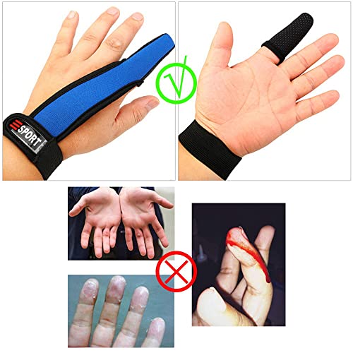 Foto von Keboyoe 5 Stück Angeln Fingerschutz Finger Atmungsaktive Einfingerhandschuhe Elastic Anti Rutsch Angelfingerhandschuh Zeigefinger Angelhandschuhe Unisex Geeignet für Angeln Outdoor(5 Farben)