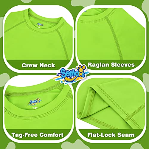 Image of Boys' Rash Guard Long Sleeve UPF 50 Sun Shirts for Toddler Kids Youth Water Swimming Rashguard