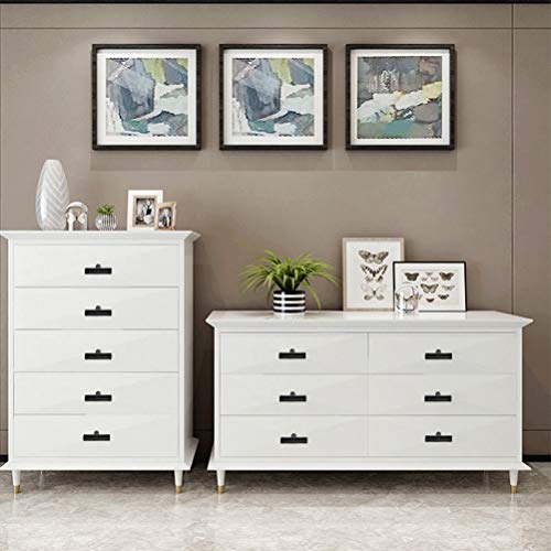 Confezione da 10 pomelli neri in acciaio inox per