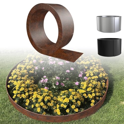 LZQ Rasenkante Metall Verzinkt 5m, Raseneinfassung Beeteinfassung...