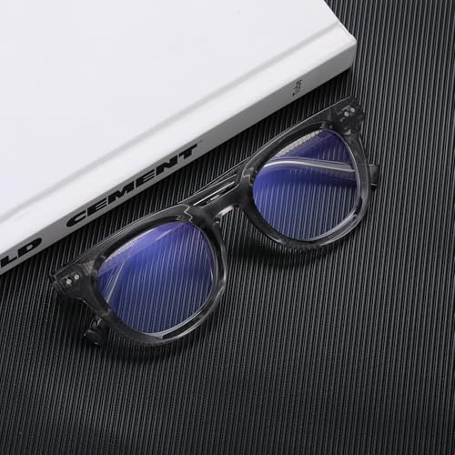 Image of Blue Light Glasses for Woman /Men TR90 Computer Eyeglasses with Anti Eyestrain & UV Glare (Gery)