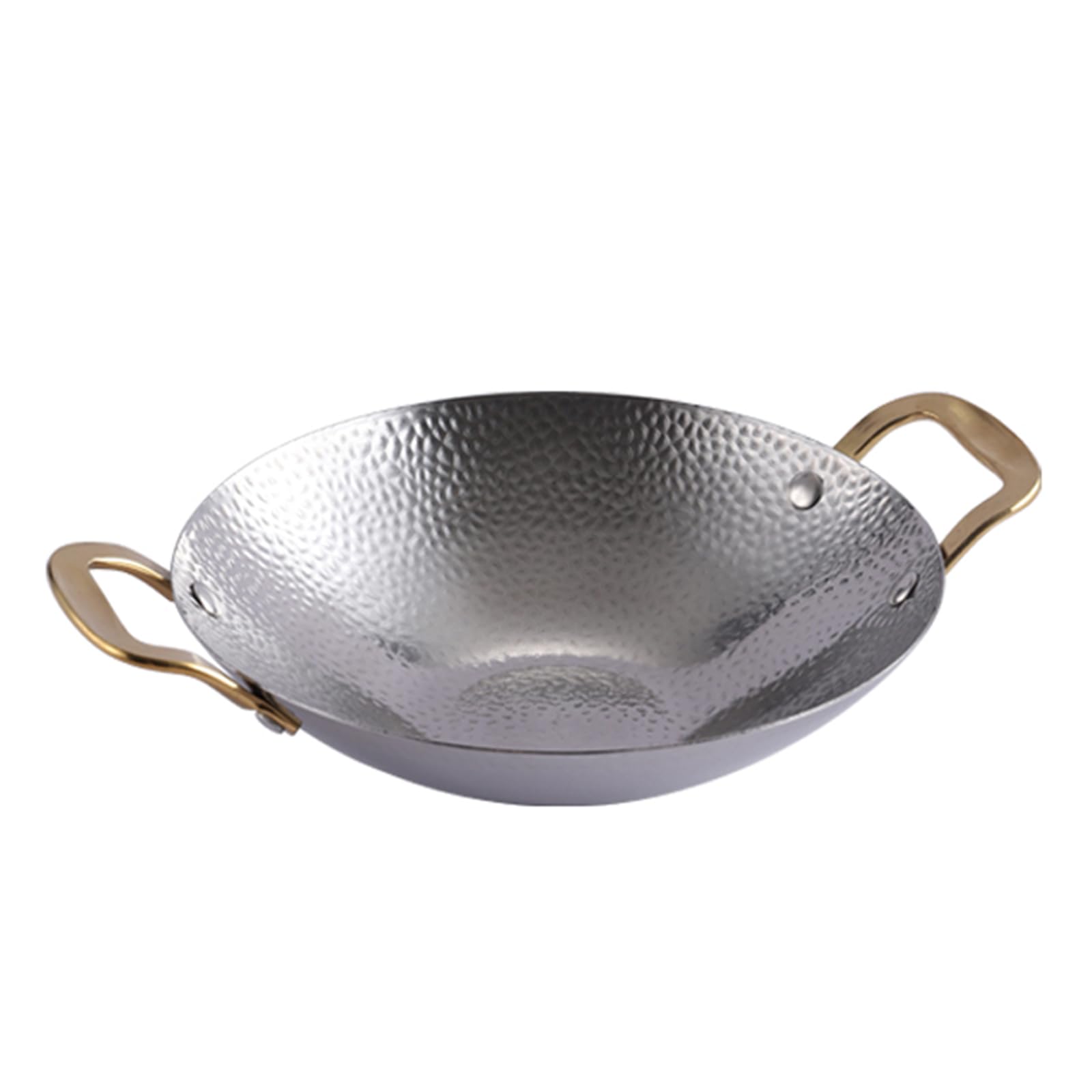 Poêle à paella antiadhésive en acier inoxydable 25,4 cm SVRITE pour tout feu
