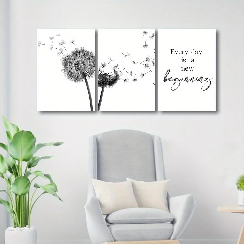 Impression sur toile pissenlit d'art élégant de qualité - 8
