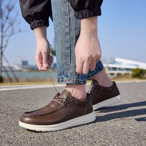 Image of FW FRAN WILLOR Mens Wide Shoes Width Toe Box Slip-on Loafers Casual Walking Shoes for Men