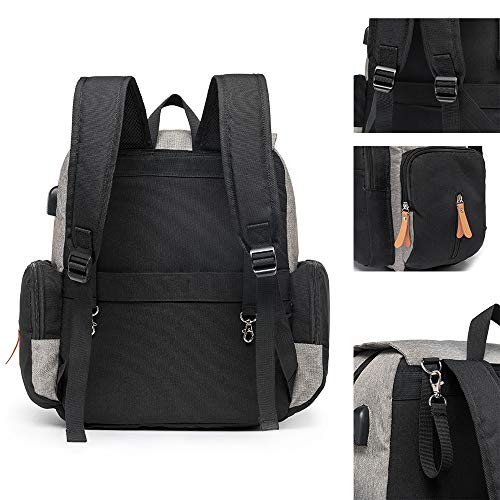 Mochila Bolsa Maternidade Feminina Lequeen Impermeável Bebê Menina Menino