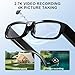 CINELF 4K HD Camera Glasses, 2025 Upgrade Video Smart Glasses for Indoor & Outdoor Sports,Cycling, Driving, Hunting, Hiking, Fishing - No App Needed(64GB TF Card Include)