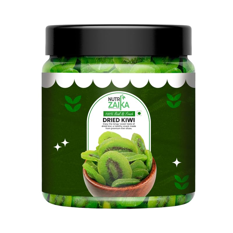 NUTRIZAIKA Premium Dried Kiwi Slices 100 gm | Rich in Vitamins & Minerals | Dehydrated Fruits | Natural Sweet Kiwi-image-37