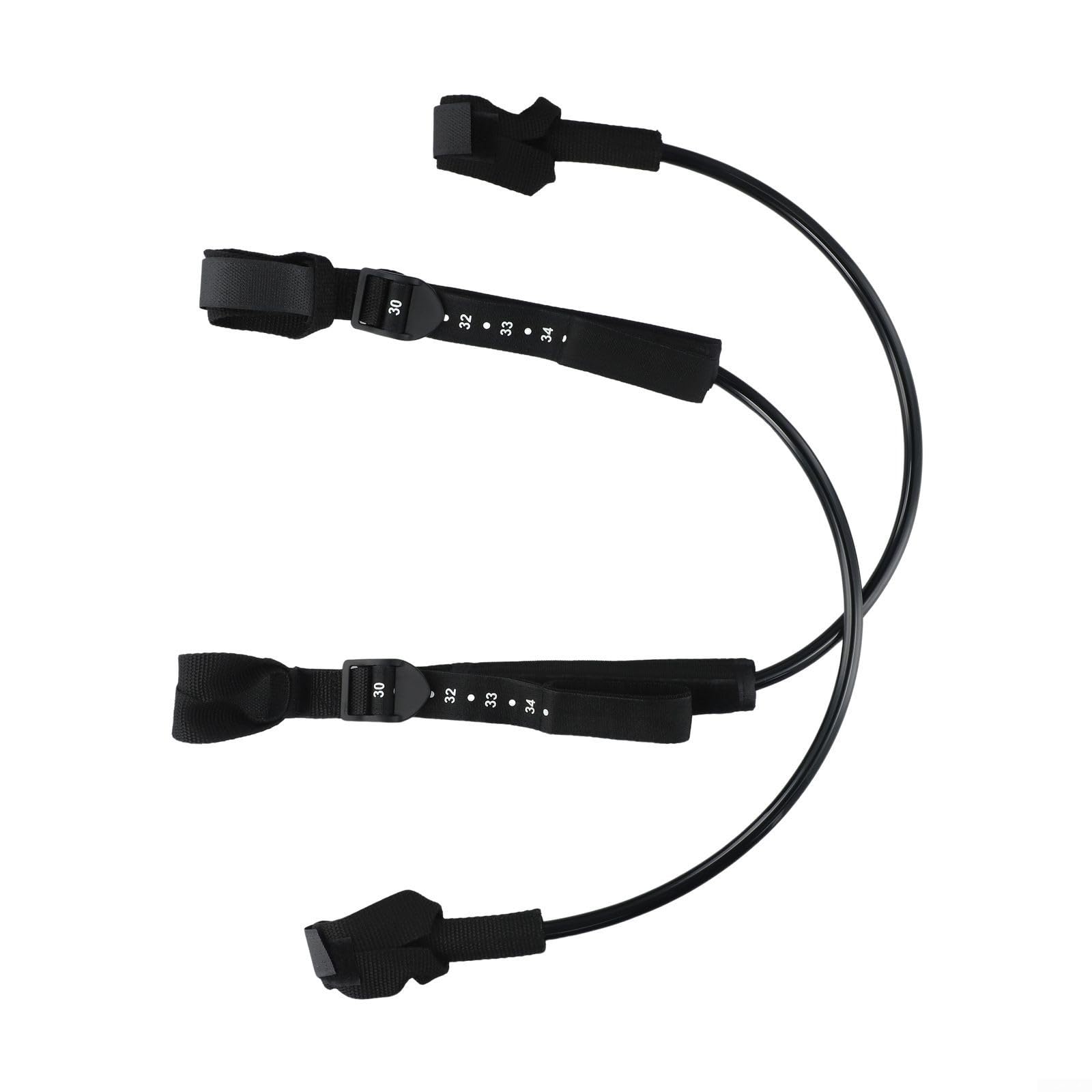 Yhenlovtt Set di 2 corde resistenti regolabili per windsurf, attrezzature per sport acquatici, per windsurf, trapezio