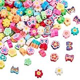 300 lot de perles en pâte polymère:Vous recevrez 300 perles en pâte polymère au total., le nombre est grand et peut être utilisé pendant une longue période, Vous pouvez combiner arbitrairement les perles de pâte polymère selon vos besoins créatifs.