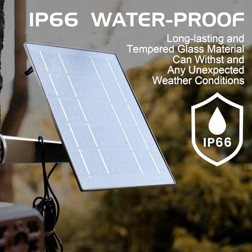 Image of New Reveal Solar Panel Built-in 6V /7400mAh 12V /3700mAh Lithium Battery | Compatible with Camera Reveal Ultra, X Gen 3.0, Pro 3.0, X, X Pro, X Gen 2.0, XB, SK