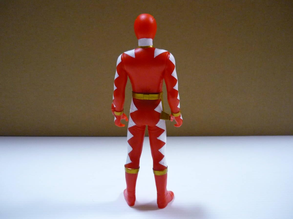 Amazon.co.jp: 管01 ソフビ アバレッド 2003 約16.5cm 爆竜戦隊