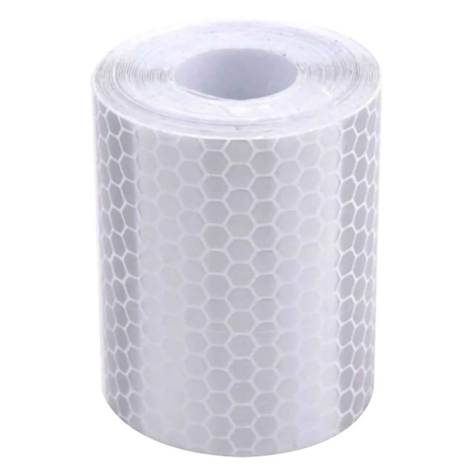YUZGUHEY Reflective tape, Self Adhesive Fluorescent Reflector Warning Tape, Pack Of 3 Multicolor 5x300cm(Wit)