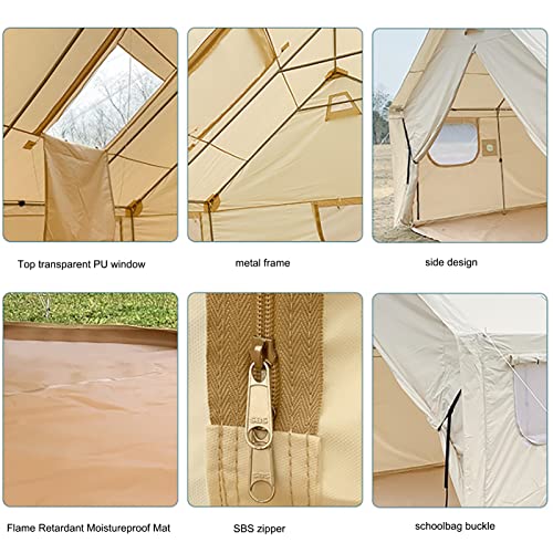 Carpa de lona de algodón impermeable GeRRiT 10x12ft para 8-10 personas miniatura 6