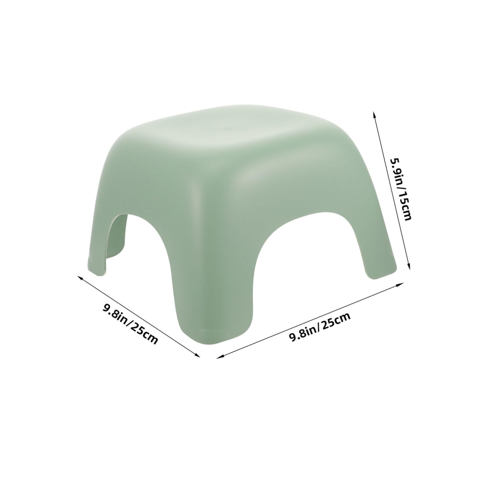 DECHOUS Sgabello Piccolo Pp Plastica e Leggero in Bambini Multiuso da Antiscivolo per Bagno e Camera Letto, per Scuola e Casa