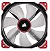 Corsair ML140 Pro LED wentylator do obudowy PC (140 mm, z technologią zawieszenia na magnesie, czerwone LED, pojedyncze opakowanie)