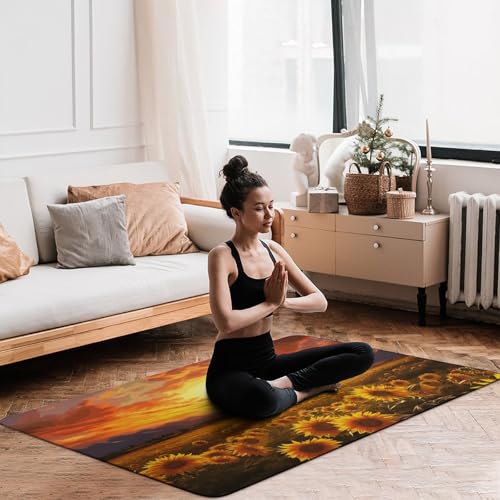 Tapis antidérapant grand tapis velours corail contre sol glissant