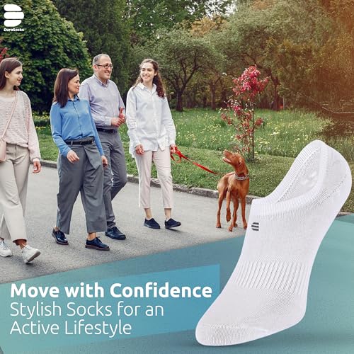 Image of 4 Pairs No Show Socks Women and Men Seamless Odor Free