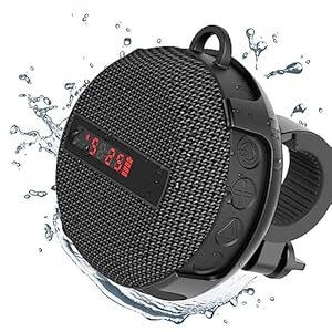 SyangKaitian Draagbare Bluetooth-luidspreker voor fiets,Waterdichte stofdichte mini-buitenluidspreker, Draadloze Bluetooth-luidspreker voor fiets Draagbare Bluetooth-luidspreker met geluid Bluetooth 5.0 IPX6 waterdicht smal