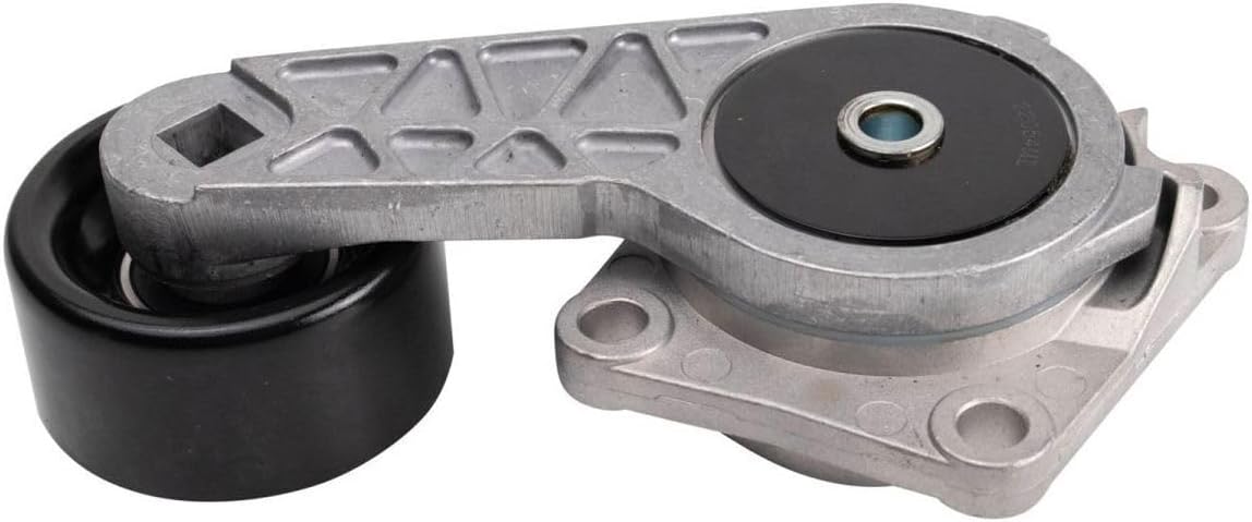 Serpentine Belt Tensioner Aluminum&Steel Silver Black Pulley 0.67 Diameter 3pc 1.48 In37.7 Mm Width for Lincoln, for Ford