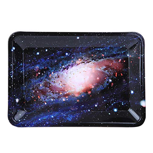 Tomantery Bandeja de Hojalata para Liar Cigarrillos, Bandeja Versátil para Rodillo de Humo para Todos los Suministros para Fumar, de Papel de Liar de 18 X 12,5 Cm