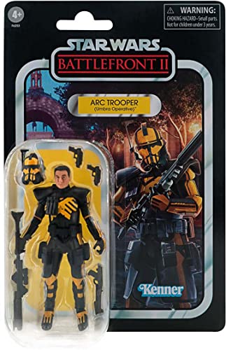 Star Wars The Vintage Collection - Gaming Greats - ARC Trooper (Umbra Operative), Black and Orange, 3 3/4 inches