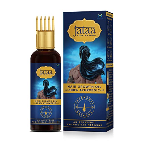 Jataa For Men Ayurvedic Hair Fall Oil with Jatamansi & Bhringraj for Hairfall Control & Hair Regrowth | 100ml