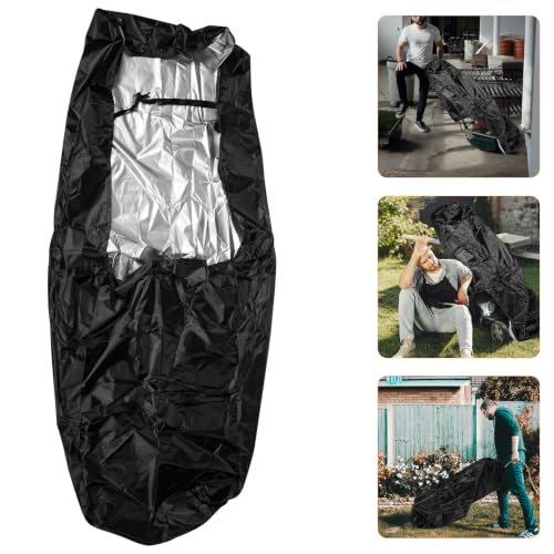 Funda para cortacésped negro de tela anti-uv 8