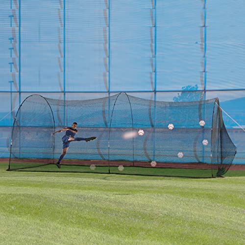 Heater Sports Power Alley 22 Ft. Durable Home Soccer Cage - Portable Soccer Training Net for Backyard Practice and Skill Development | Ideal for Kids, Teens, and Adults