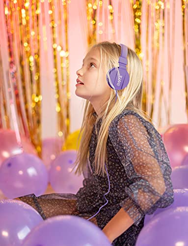 ONTA® Kopfhörer Kinder Faltbarer Leichte Headsets für Kinder On Ear Audio Kopfhörer für Kinder Handys Smartphones iPhone… - Image 4