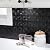 FASÄDE Lotus Decorative Vinyl Backsplash 15 sq ft Kit in Brushed Nickel