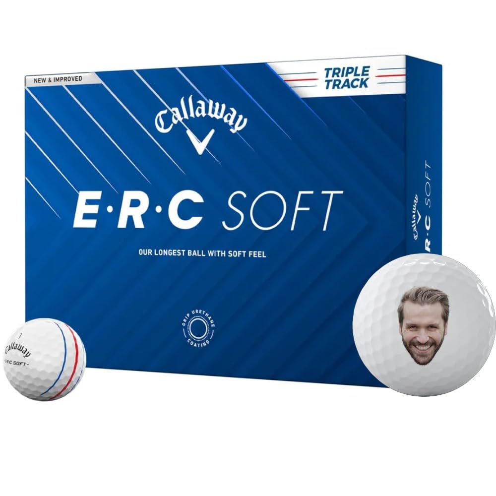Callaway Golf ERC Soft Triple Track Photo Golf Balls - 2025 Model