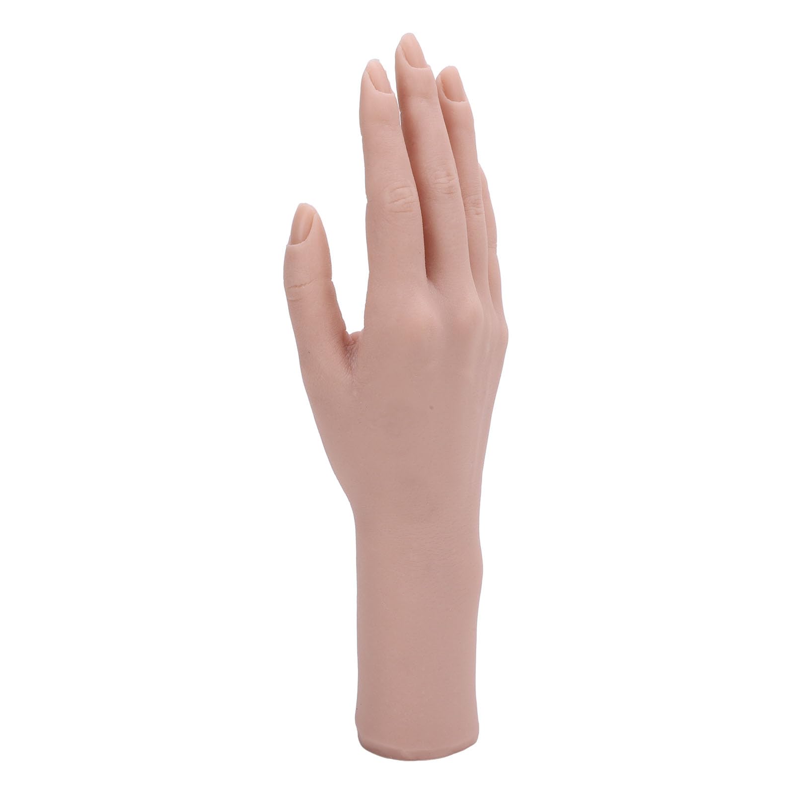 Realistische Weibliche Hand aus Silikon, Gefälschte Hand für die Schmuckpräsentation, Tattoo-Trainingspraxis, Lebensgroße Weibliche Modellhand Zum Präsentieren von Schmuck