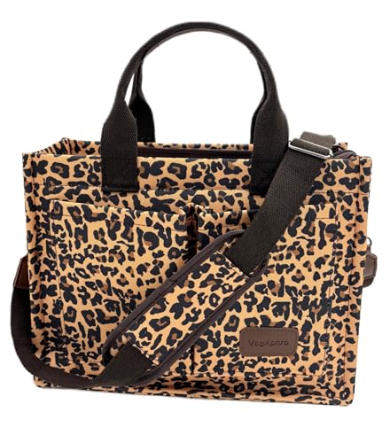 Large Canvas Tote with Pockets