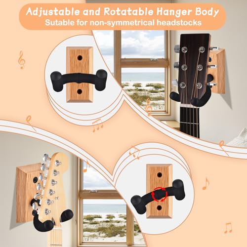 Support Guitare Mural 2 Pack, Support Mural Guitare Pour Guitare de Toutes Tailles, Accroche Guitare Mural en Forme de U pour Guitare Acoustique, Electrique, Basse, Facile à Installer, Chêne, Noir - Les Beatles, Paul McCartney, John Lennon, RIngo Starr, George Harrison Support Guitare Mural 2 Pack, Support Mural Guitare Pour Guitare de Toutes Tailles, Accroche Guitare Mural en Forme de U pour Guitare Acoustique, Electrique, Basse, Facile à Installer, Chêne, Noir – Image 4