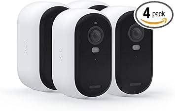 Arlo Essential Security Wireless 2K Camera with Spotlight Indoor Outdoor 2nd.