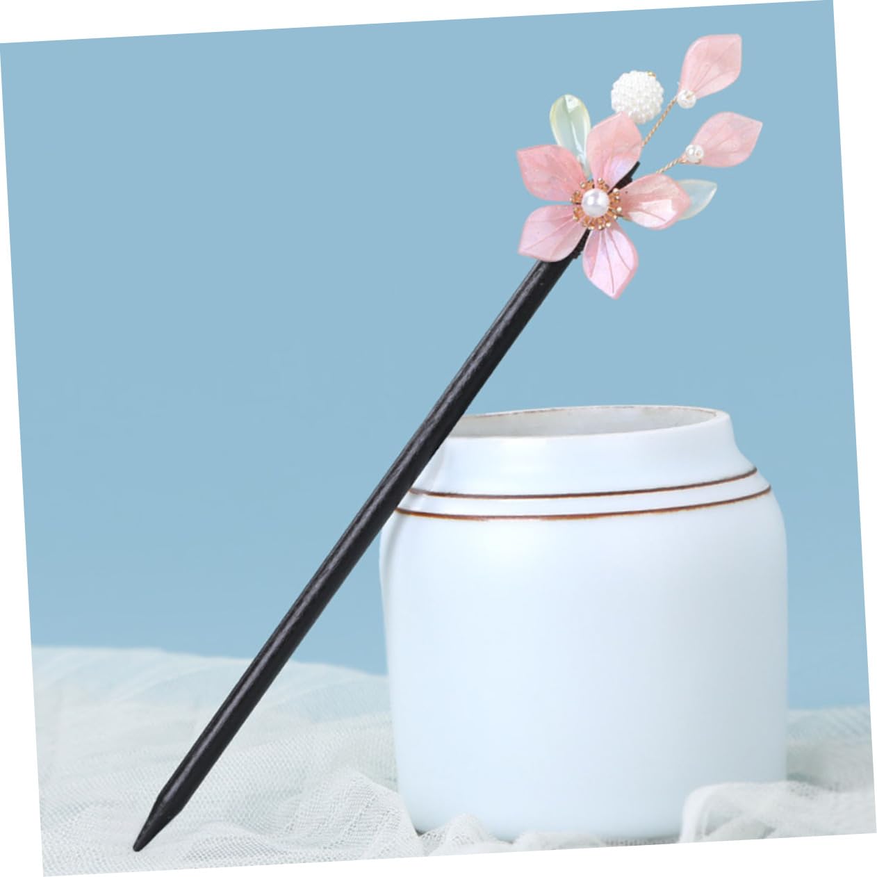 MAGICLULU 15 Piezas horquilla de madera palillos decorativos para el cabello accesorios chinos para el cabello para mujeres hair stick hair topper pasador de pelo decoración palillo de pelo
