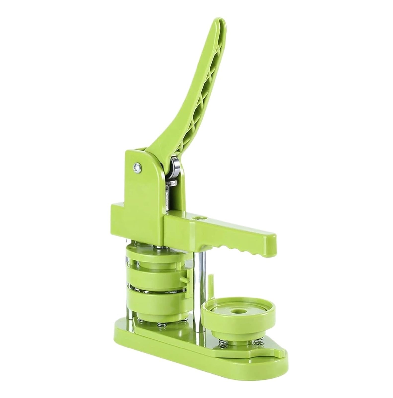Maszyna do produkcji przypinek DIY 25/32/37/44/58MM Zestaw ze 100 częściami do guzików + obcinak do kółek Produkcja DIY(44MM-Set Rotating)
